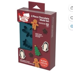 So Yummy! Bella 2 - Piece Christmas 
Chocolate Mold Set - Penguin, Tree, Star